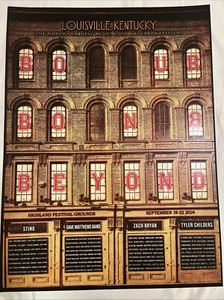 NEU Bourbon And Beyond 2024 Merch Highland Festival Grounds Poster - Bild 1 von 11