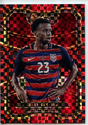 2017-18 Panini Select Terrace RED CHECKERBOARD #9 Kellyn Acosta - United States - Image 1 of 2
