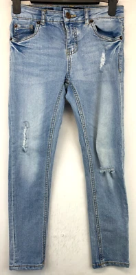 Jeans Lucky Brand - Niñas Talla 8 - Azul - Zoe Ajustado - Envejecido (3092) Foto 1 de 4