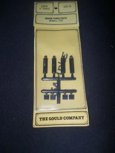 Gould Co. 1/4" Scale #1019 Square Porch Posts w/ Ball Top - Picture 1 of 1