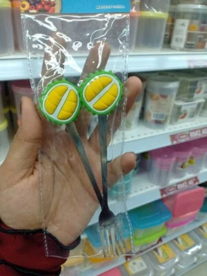 Mini Cartoon Animal Food Fruit Fork Forkscake Kid Girl Boy Bento Box - Image 1 of 4