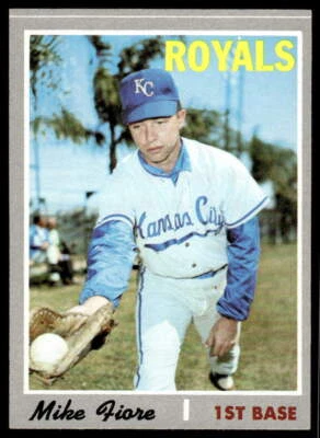 1970 Topps #709 Mike Fiore BASEBALL Kansas City Royals - Image 1 of 2