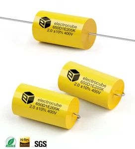 2uF 400 VDC – NON-POLARIZED High-Definition Audio Polycarbonate Film Capacitor - Picture 1 of 1