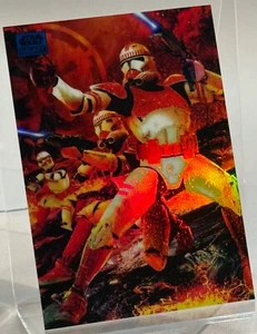 2024 Star Wars Chrome Galaxy, Imperial Shock (12) Blue Refractor Card #92/150 - Picture 1 of 3
