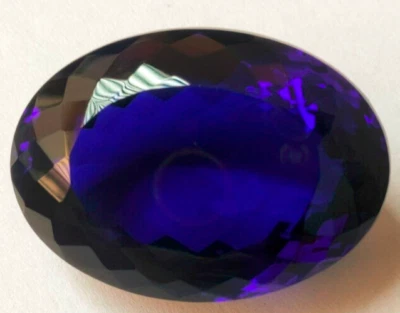 AAA+ Large Deep Blue Tanzanite 205.15 Ct. Oval Cut Loose Gemstone Gift for Women - Image 1 of 4