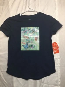 Wonder Nation Believe in your Beauty Girls Embellished T-Shirt S Small 6-6X New - Picture 1 of 12