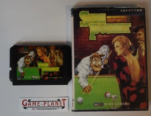 Side Pocket (japón) Billard Sega Mega Drive MD EMBALAJE ORIGINAL 1992 con funda - Imagen 1 de 3