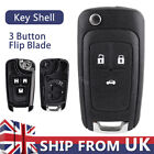 3 Button Flip Key Fob Case Shell for Vauxhall Opel Astra J GTC Insignia Cascade