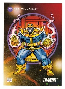 Impel Marvel Thanos #126 Supervillains 1992 ver escaneos para Grade Avengers MCU - Imagen 1 de 2