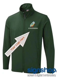 UX10 Uneek Personalised Embroidered Soft Shell Jacket Water Proof - Picture 1 of 12