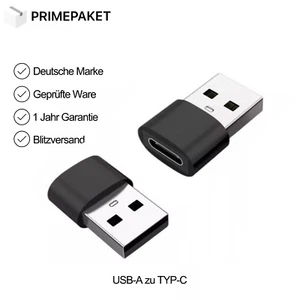 USB A zu TYP-C Adapter USB-Stick OTG Samsung Xiaomi MacBook Buchse iPhone 15 16 - Bild 1 von 5