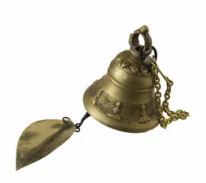 Cloche à Vent - Carillon - Bouddhiste - Feng shui - Feuille Lotus - 180g -5682 - Bild 1 von 4