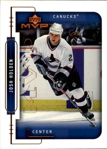 1999-00 Upper Deck MVP Canucks Hockey Card #211 Josh Holden