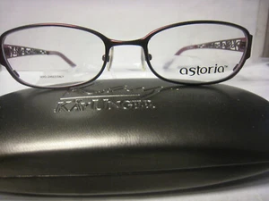 ASTORIA EYEGLASS FRAMES Style COLUMBIA in Purple 53-18-135 With Case - Picture 1 of 5