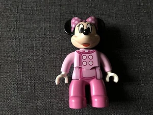 Lego Duplo Minnie Mouse Disney Figure With Pink Shirt And Bow - Picture 1 of 4