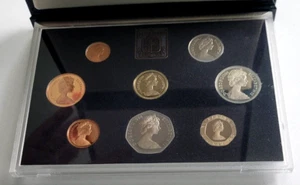 1984 UK Proof Coin Collection/Set in Case - Picture 1 of 7