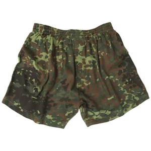 US Military Style Mens Army Boxer Shorts Underwear German Flecktarn Camo S-3XL - Picture 1 of 7