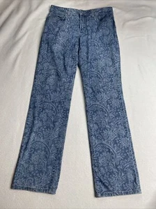 NYDJ Sheri Wild Floral Medium Wash Skinny Jeans Size 6 Flower - Picture 1 of 11