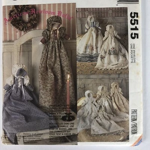 Vestido de muñeca McCall's patrón de costura 5515 American Heirloom 13" variaciones sin cortar - Imagen 1 de 5