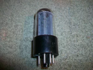 Vintage GE 5Y3GT piatto grigio Top O Gett made in USA testato buono - Foto 1 di 4