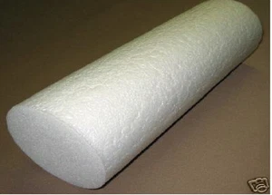  (1) Rullo in schiuma PE bianco diametro 8" x 36" lungo - Foto 1 di 2