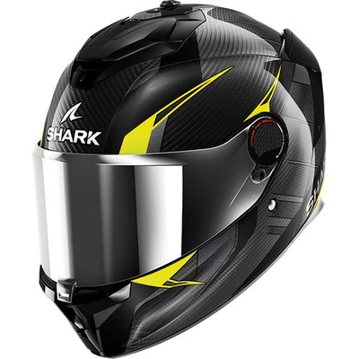Shark Spartan GT Pro Carbon Motorcycle Helmet - Kultram Carbon / Black / Yellow - Image 1 of 3