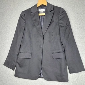 Brooks Brothers Cashmere Blazer Jacket Womens Size 2 Navy One Button Loro Piana - Picture 1 of 19