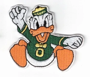 University Oregon Ducks mascotte logo vintage ricamato ferro/toppa da cucire - Foto 1 di 2