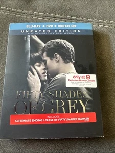 Fifty Shades Of Grey (Blu-ray/DVD 2015) Unrated Edition, Bilingual - Picture 1 of 8