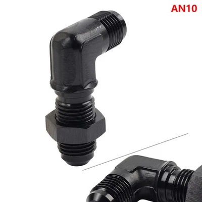 10AN 90° Bulkhead-Adapter mit AN10-Mutter - Image 1 of 4