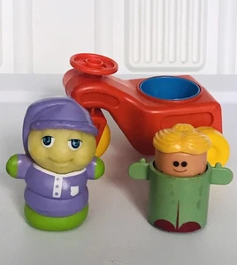 1984 Fisher Price Red Tricycle, Glo Bug Friend, & 1982 Blonde Squeakie Toy - Picture 1 of 13