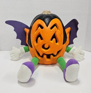 Vintage 1998 The Paper Magic Group Illumina Vampiro Schiuma Zucca Jack-o-Lantern - Foto 1 di 15