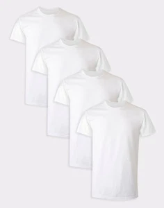 Hanes Big Men Undershirt 4-Pack Big & Tall Crewneck Ultimate ComfortSoft 2XB-4XB - Picture 1 of 9