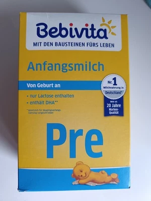 Bebivita Anfangsmilch Pre von Geburt an 3x 0,5kg - Bild 1 von 4