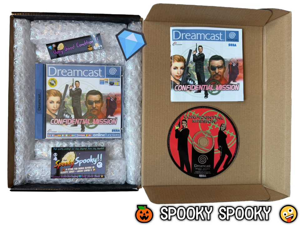 Confidential Mission Sega Dreamcast - UK PAL VGC CIB with Natural Disc - Tracked - Image 1 of 4