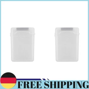 3.5 Inch IDE SATA HDD Hard Drive Disk Storage Box Plastic HDD Caddy Case(White) - Afbeelding 1 van 10
