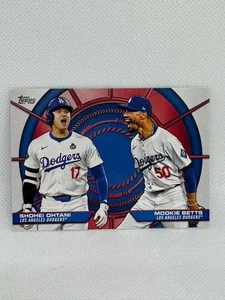 2025 Topps Series 2 - Dynamic Duos Shohei Ohtani, Mookie Betts #DD-2 - Bild 1 von 2