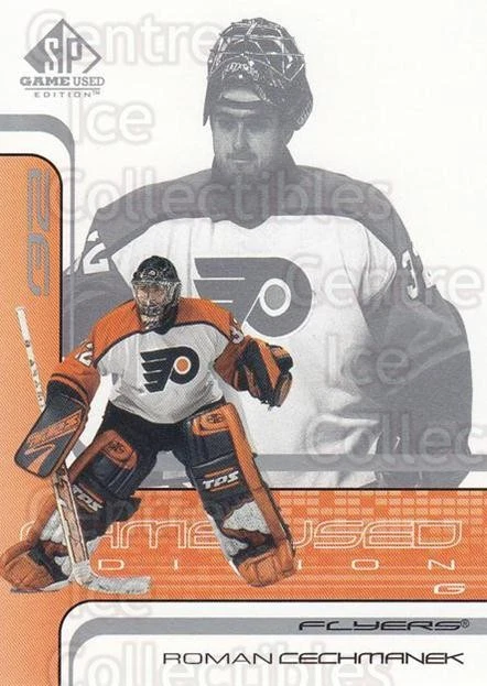 2001-02 SP Game Used #41 Roman Cechmanek - Image 1 of 1