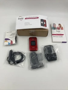 Greatcall Lively Flip Phone Red New - Picture 1 of 4