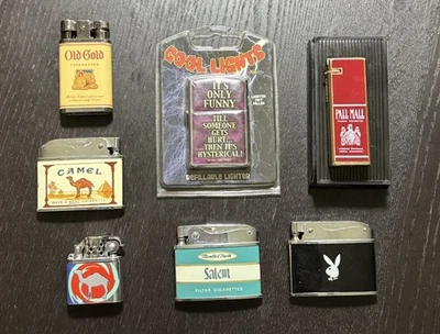 Vintage advertising lighters Playboy Club RARE Old Gold 1970s Japan Crown - Image 1 of 4