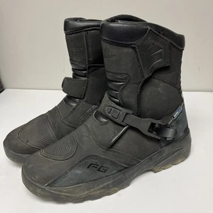 FirstGear Timbuktu Hombres Impermeable Botas de Motocicleta Negras 10 - Imagen 1 de 15