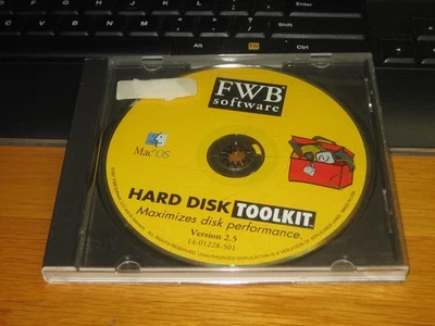 VINTAGE SOFTWARE FWB HARD DISK TOOLKIT FOR MACINTOSH 2.5 VERSION - WITH SERIAL # - Image 1 of 4