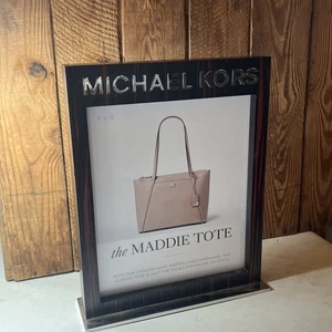 2000er Doppelgröße Michael Kors Geldbörse Schild Laden Tisch Display-Q3 - Bild 1 von 23