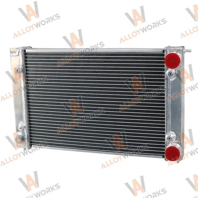 Radiador de alumínio 2 linhas para Volkswagen GOLF MK1 MK2 GTI SCIROCCO 1.6L 1.8L MT - Imagem 1 de 4