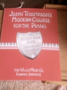 John Thompson Curso Moderno para Piano Libro de Segundo Grado por Willis Music Co. - Imagen 1 de 1