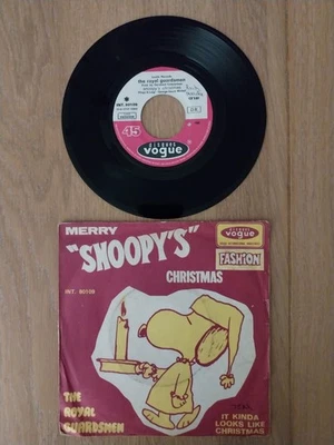THE ROYAL GUARDSMEN Merry "Snoopy's" Christmas 1967 SP VOGUE INT 80109 Rock Pop - Image 1 of 2