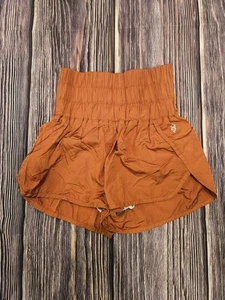 Free People Movement Shorts Damen Kupfer Orange The Way Home High Rise Active  - Bild 1 von 4