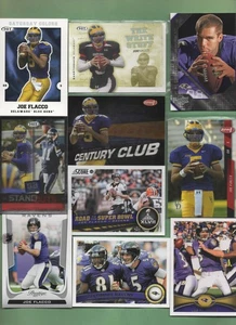 Joe Flacco (Delaware Mud Hens/ Baltimore Ravens) 21 Card Lot W/Rookies & Inserts - Picture 1 of 2