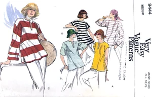 Vintage EASY Vogue Pattern 9444 Womens Boxy Woven Tops in 5 Styles Size 12-14 M - Picture 1 of 3