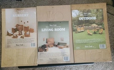 Dura Craft Vintage Dollhouse Living Room, Nursery, & Patio Wood Furniture - Image 1 of 4